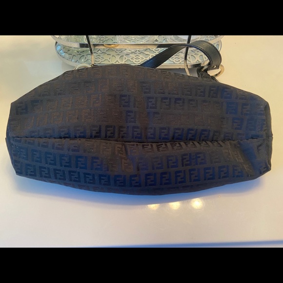 Fendi Black Monogram Zucca Chef Shoulder Bag - Picture 5 of 13